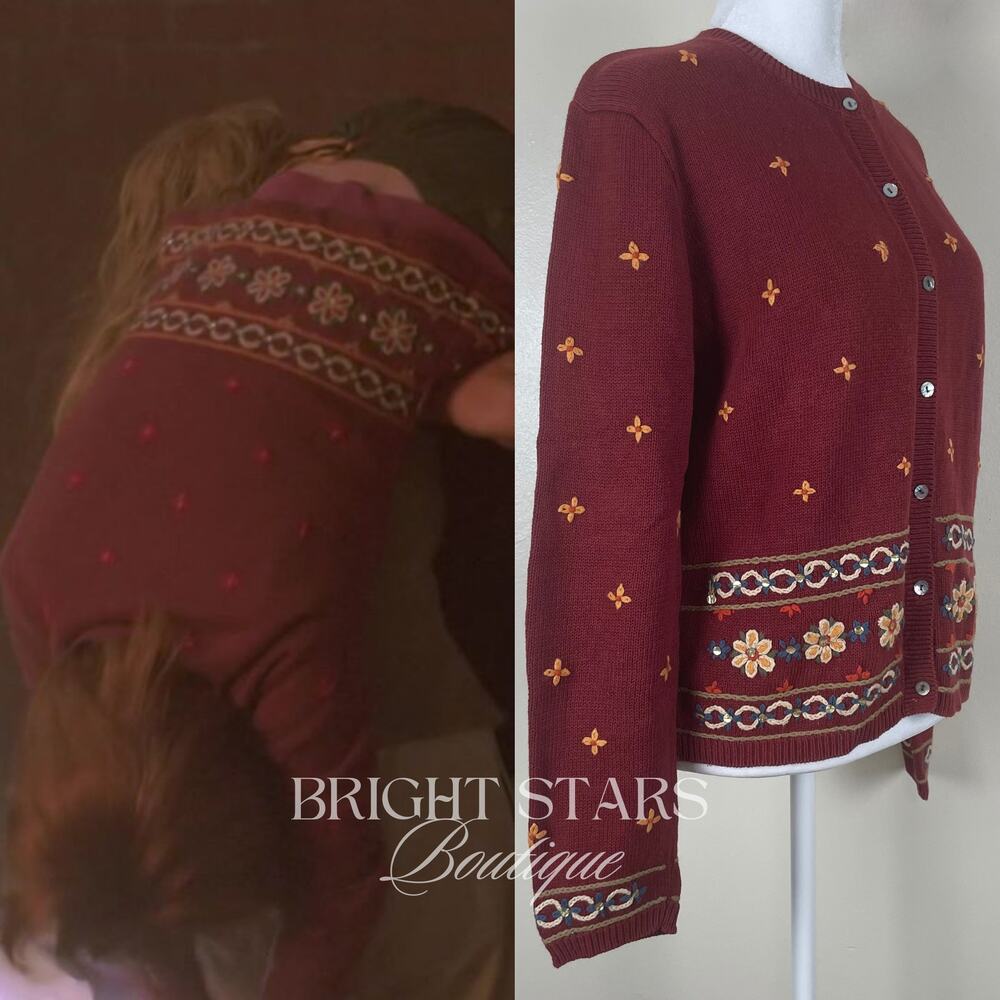Rare Embroidered Cardigan Alt Color ASO Willow Rosenberg Buffy Vampire Slayer - Picture 4 of 13